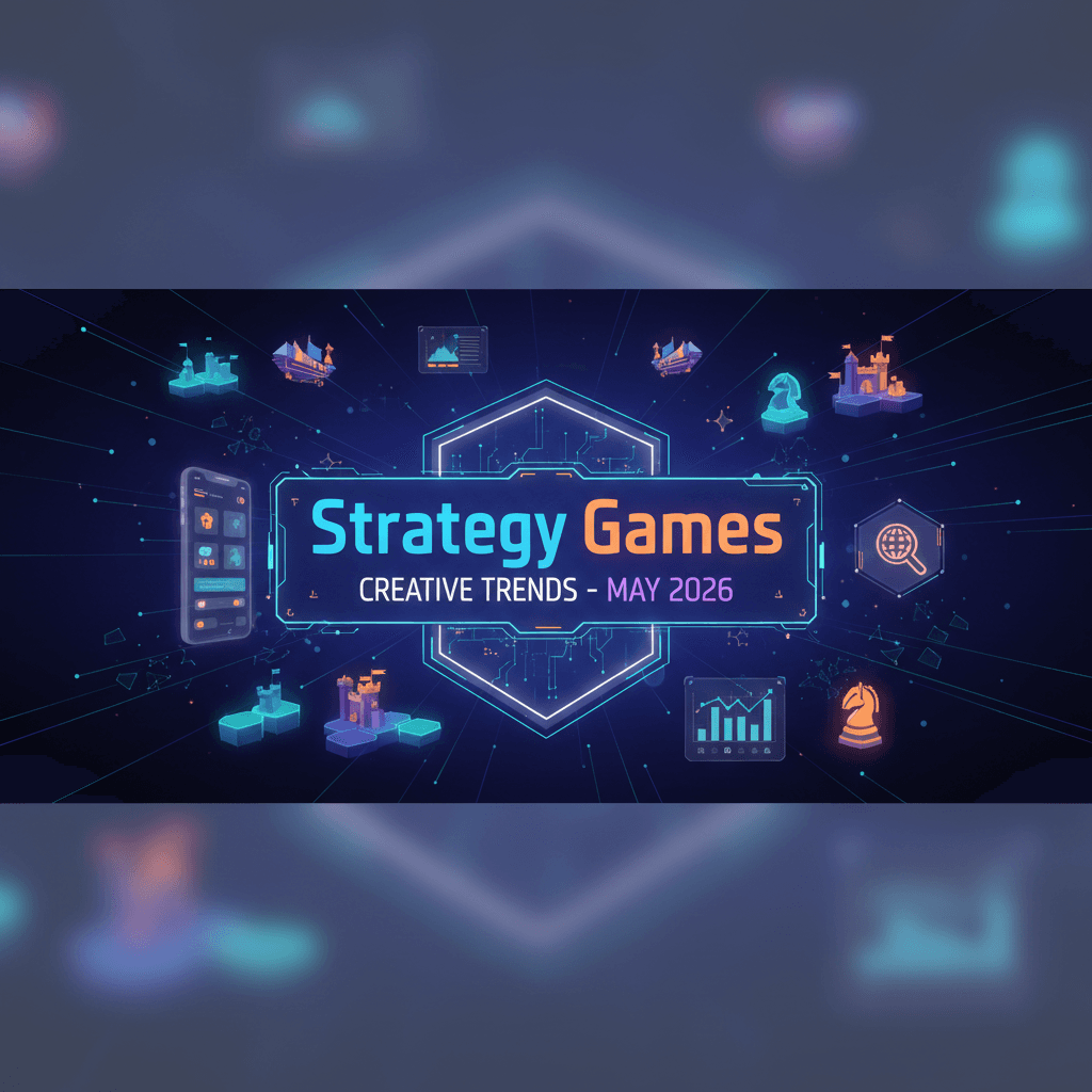 May 2026 Mobile Strategy Game Ad Trends: Humor, Curiosity, & Performance Shifts